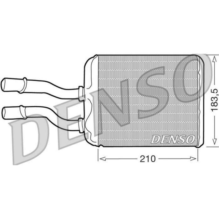Denso DRR01011 Wärmetauscher, Innenraumheizung