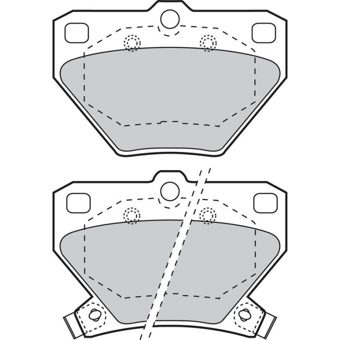Valeo 598577 Bremsbelagsatz, Scheibenbremse