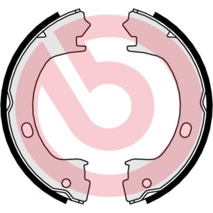 Brembo S 11 510 Bremsbackensatz, Feststellbremse ESSENTIAL LINE Brembo S 11 510 Bremsbackensatz, Feststellbremse ESSENTIAL LINE
