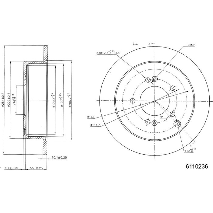 Bremsscheibe 6110236