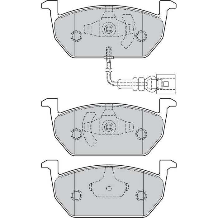 Valeo 601426 Bremsbelagsatz, Scheibenbremse Valeo 601426 Bremsbelagsatz, Scheibenbremse