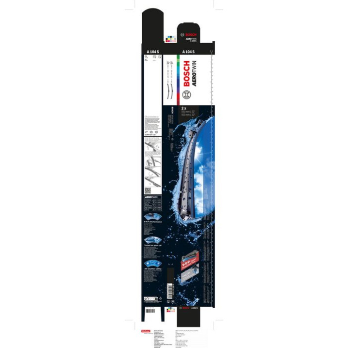 BOSCH A 104 S Scheibenwischer Aerotwin 3 397 014 118 BOSCH A 104 S Scheibenwischer Aerotwin 3 397 014 118
