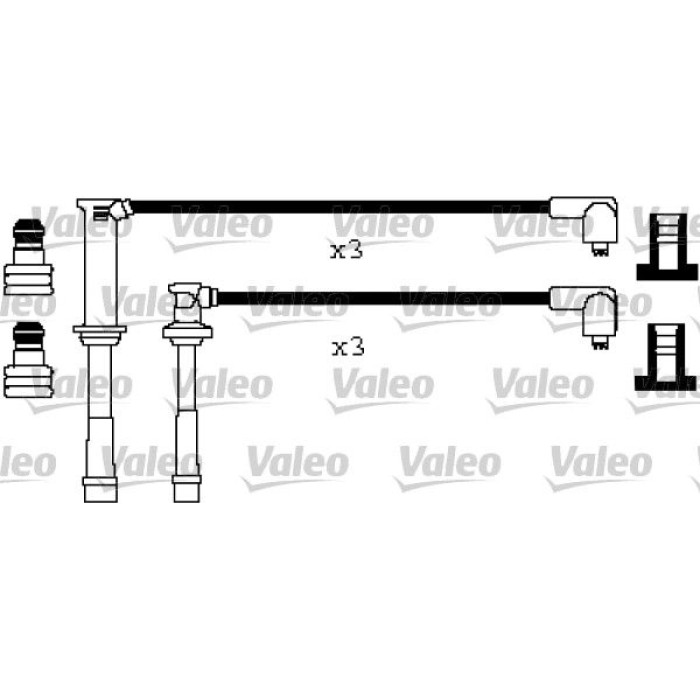 Valeo 346455 Zündleitungssatz Valeo 346455 Zündleitungssatz
