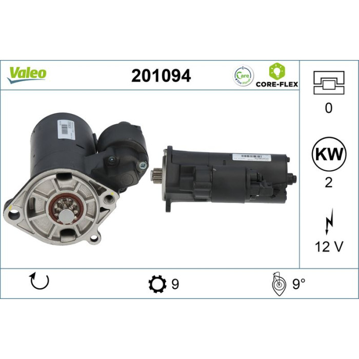 Valeo 201094 Starter CORE-FLEX Valeo 201094 Starter CORE-FLEX