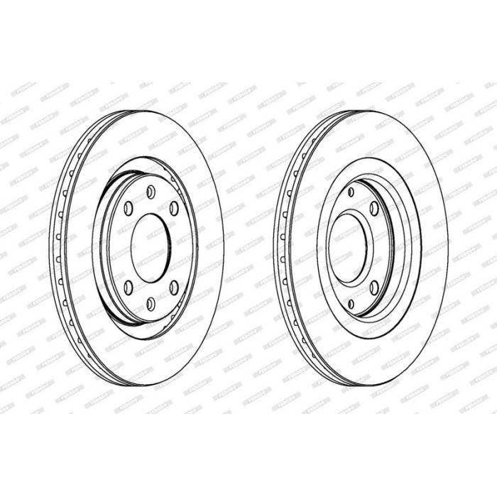 Ferodo DDF192C Bremsscheibe PREMIER Coat+ disc Ferodo DDF192C Bremsscheibe PREMIER Coat+ disc