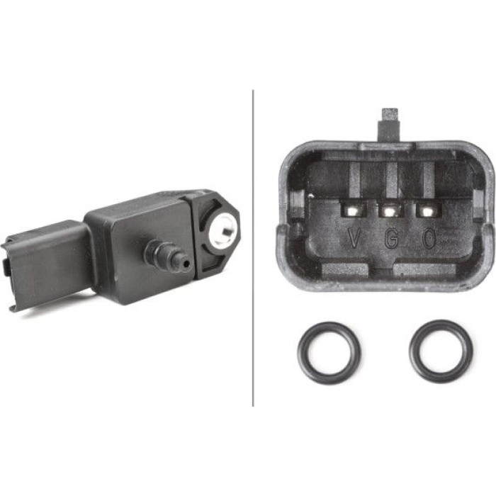 Hella 6PP 009 400-521 Sensor, Ladedruck Hella 6PP 009 400-521 Sensor, Ladedruck