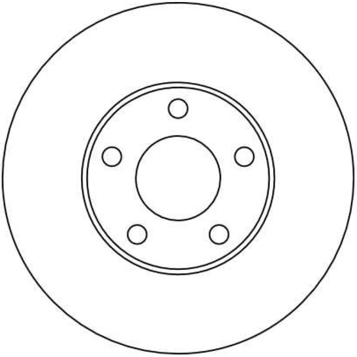 TRW DF4045 Bremsscheibe