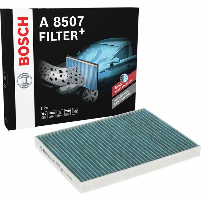 BOSCH 0 986 628 507 Innenraumfilter FILTER+