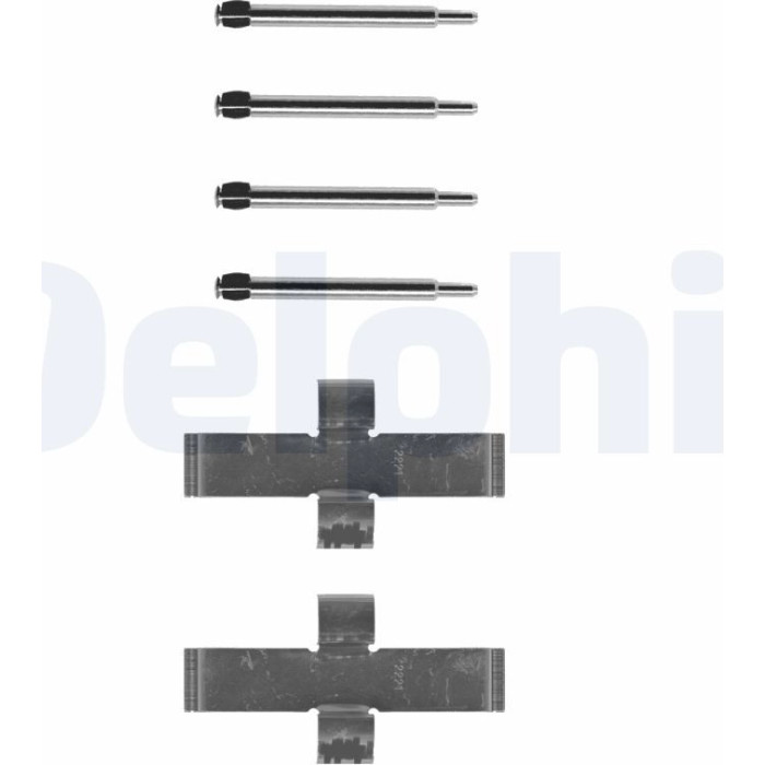Delphi LX0013 Zubehörsatz, Scheibenbremsbelag Delphi LX0013 Zubehörsatz, Scheibenbremsbelag