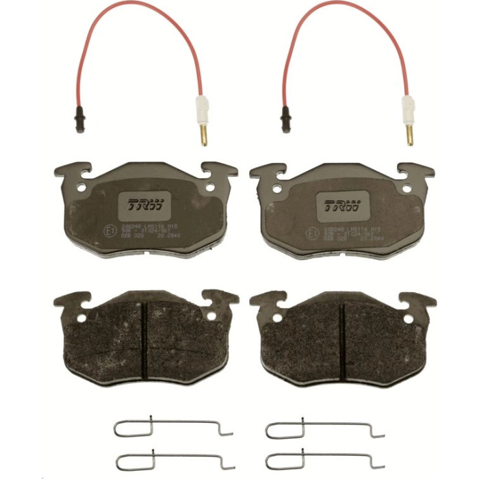 TRW GDB328 Bremsbelagsatz, Scheibenbremse COTEC