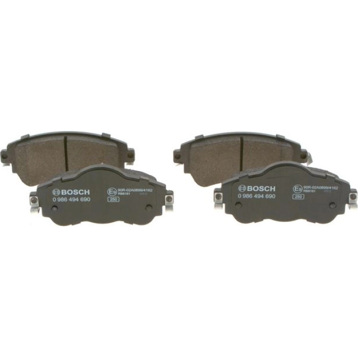 BOSCH 0 986 494 690 Bremsbelagsatz, Scheibenbremse BOSCH 0 986 494 690 Bremsbelagsatz, Scheibenbremse