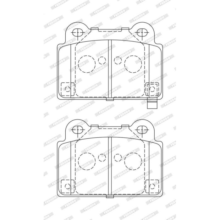 Ferodo FDB5266 Bremsbelagsatz, Scheibenbremse PREMIER ECO FRICTION
