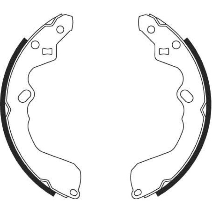 TRW GS8694 Bremsbackensatz