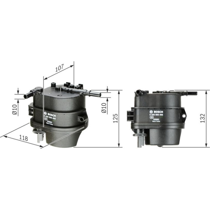 BOSCH 0 450 906 460 Kraftstofffilter BOSCH 0 450 906 460 Kraftstofffilter