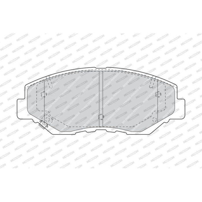 Ferodo FDB1658 Bremsbelagsatz, Scheibenbremse PREMIER ECO FRICTION Ferodo FDB1658 Bremsbelagsatz, Scheibenbremse PREMIER ECO FRICTION