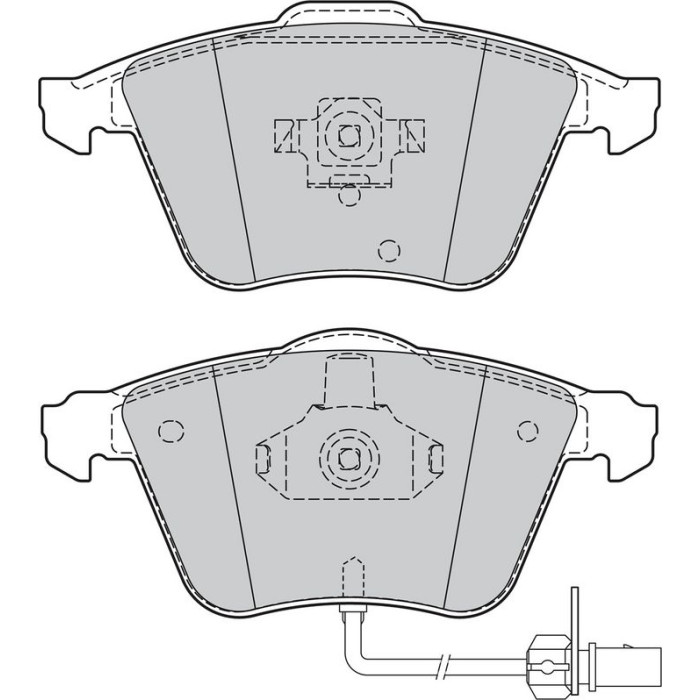 Valeo 598822 Bremsbelagsatz, Scheibenbremse