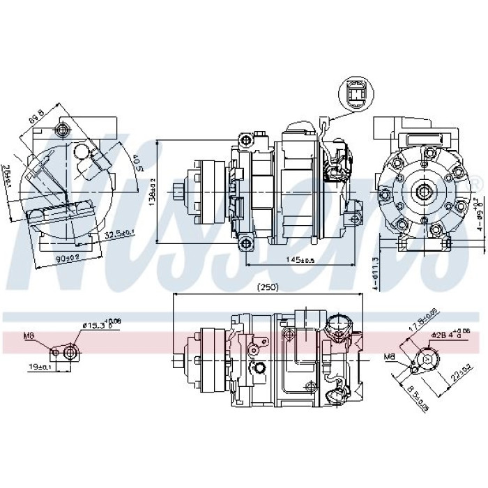 Nissens 89418 Kompressor, Klimaanlage FIRST FIT Nissens 89418 Kompressor, Klimaanlage FIRST FIT