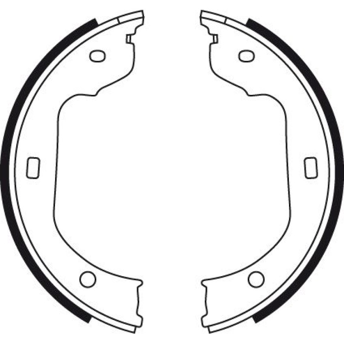TRW GS8478 Bremsbackensatz, Feststellbremse