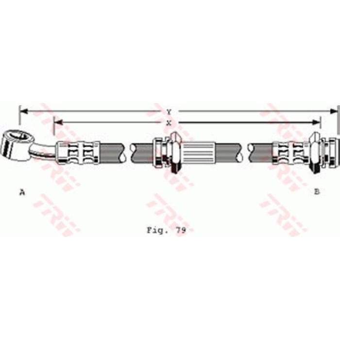 TRW PHD169 Bremsschlauch TRW PHD169 Bremsschlauch