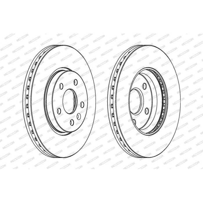 Ferodo DDF1869C Bremsscheibe PREMIER