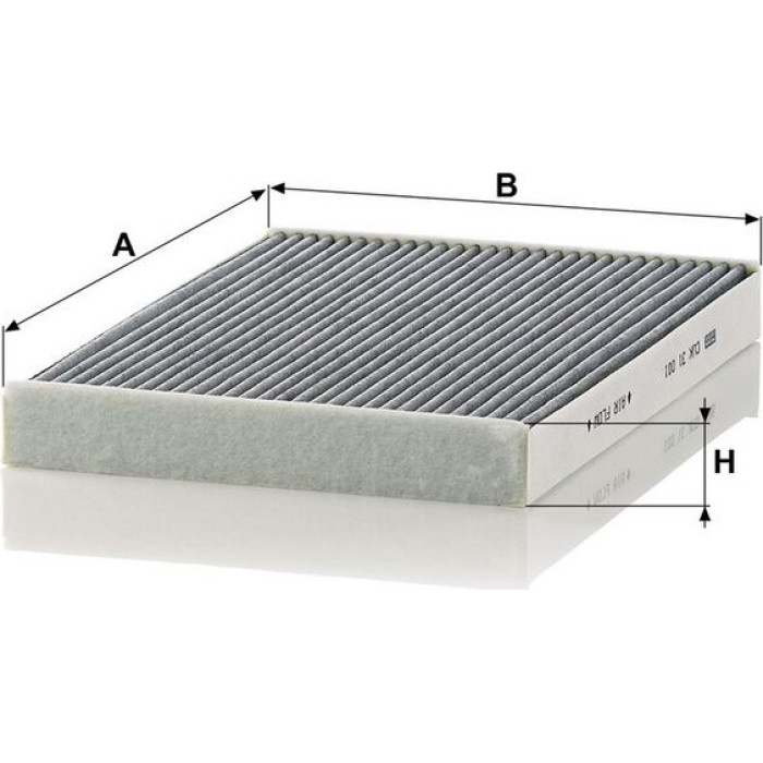 MANN-FILTER CUK 31 001 Innenraumfilter, Aktivkohlefilter MANN-FILTER CUK 31 001 Innenraumfilter, Aktivkohlefilter