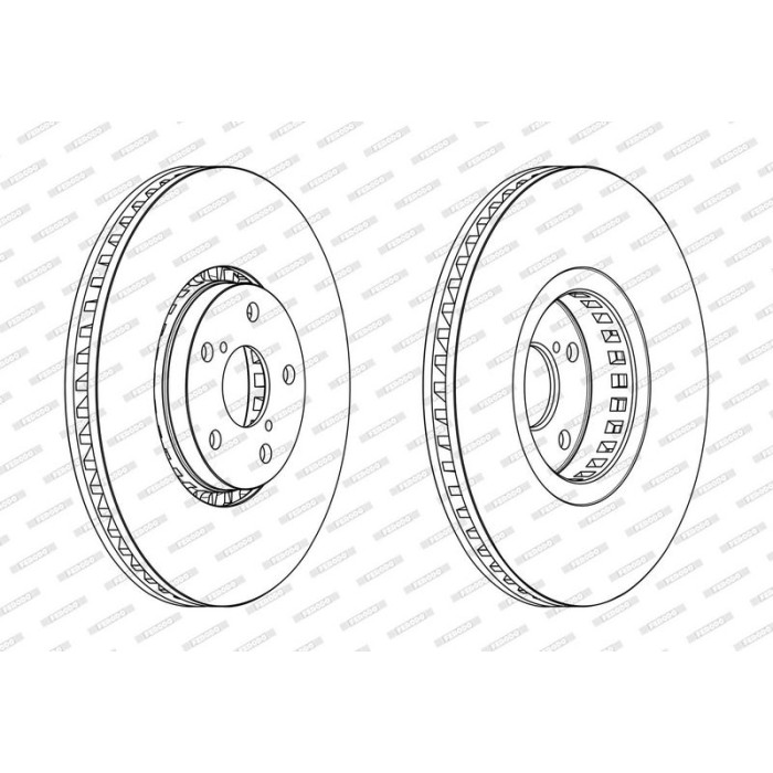 Ferodo DDF2497LC-1 Bremsscheibe PREMIER Ferodo DDF2497LC-1 Bremsscheibe PREMIER
