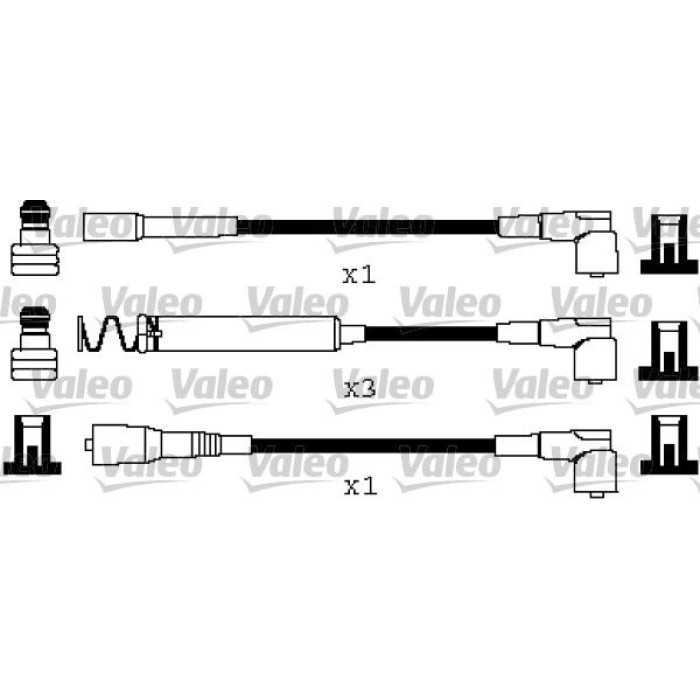 Valeo 346669 Zündleitungssatz Valeo 346669 Zündleitungssatz
