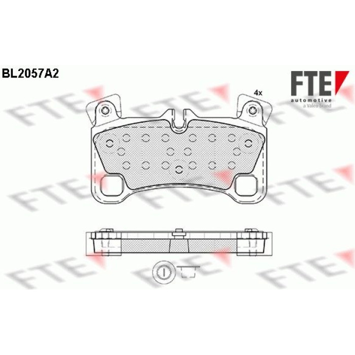 FTE 9010641 Bremsbelagsatz, Scheibenbremse FTE 9010641 Bremsbelagsatz, Scheibenbremse