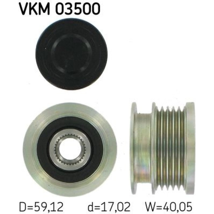 SKF VKM 03500 Generatorfreilauf SKF VKM 03500 Generatorfreilauf
