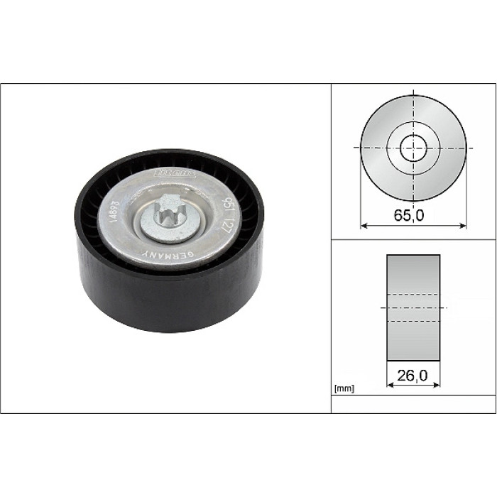 INA 532 0630 10 Umlenkrolle/Führungsrolle, Keilrippenriemen INA 532 0630 10 Umlenkrolle/Führungsrolle, Keilrippenriemen