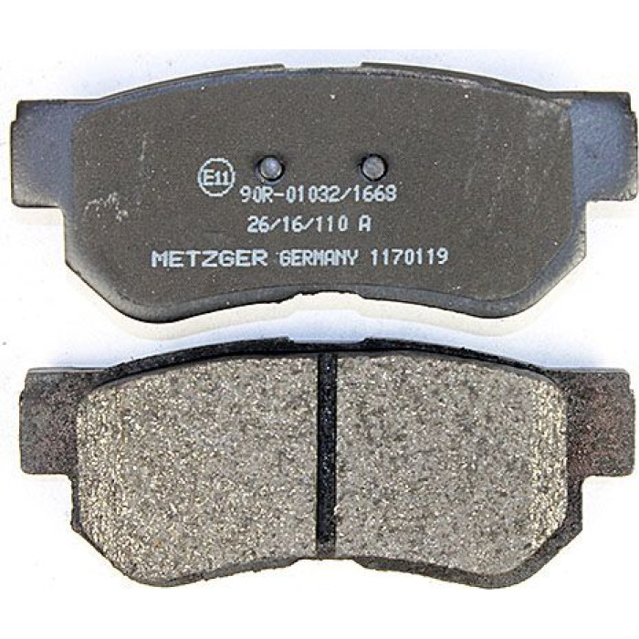 Metzger 1170119 Bremsbelagsatz, Scheibenbremse Metzger 1170119 Bremsbelagsatz, Scheibenbremse