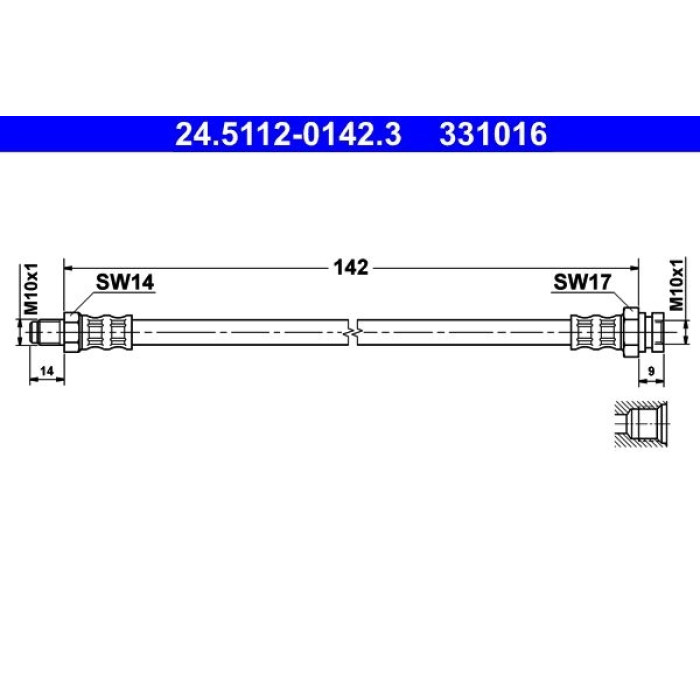 ATE 24.5112-0142.3 Bremsschlauch