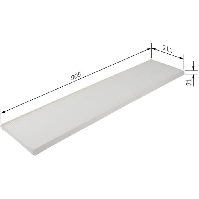 BOSCH 1 987 435 136 Filter, Innenraumluft
