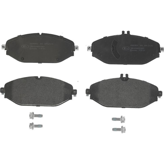Brembo P 50 124 Bremsbelagsatz, Scheibenbremse PRIME LINE