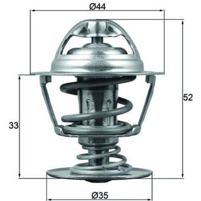 Mahle TX 173 88D Thermostat, Kühlmittel BEHR Mahle TX 173 88D Thermostat, Kühlmittel BEHR