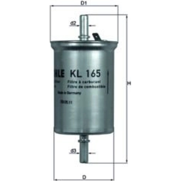 Knecht KL 165 Kraftstofffilter Knecht KL 165 Kraftstofffilter