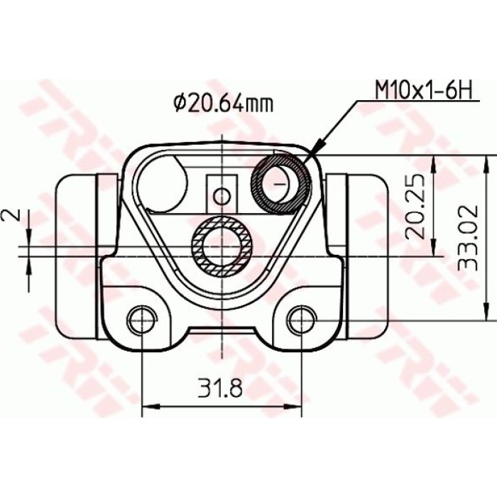 TRW BWF292 Radbremszylinder TRW BWF292 Radbremszylinder