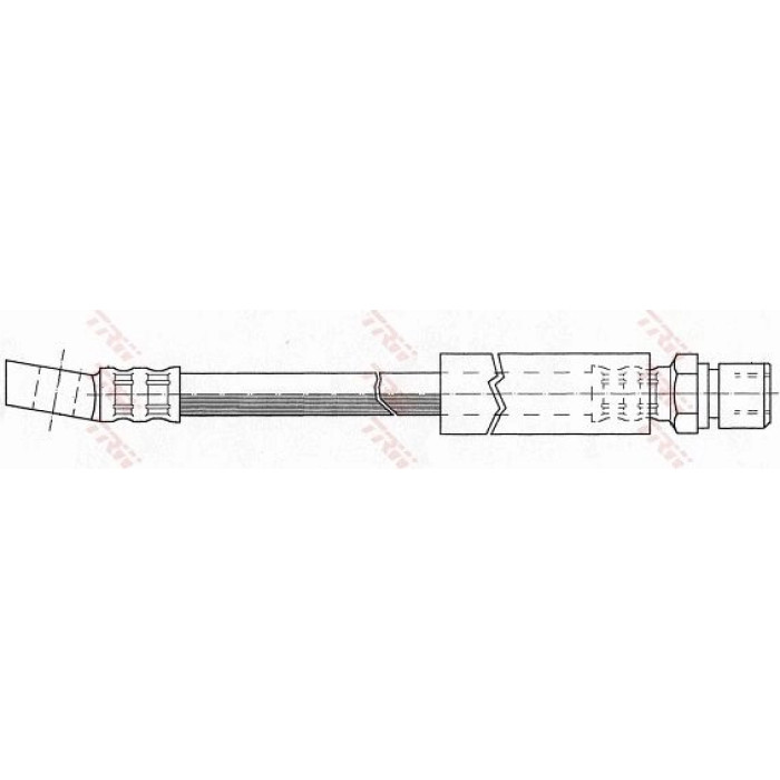 TRW PHD227 Bremsschlauch TRW PHD227 Bremsschlauch
