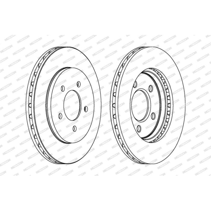 Ferodo DDF1059 Bremsscheibe PREMIER Ferodo DDF1059 Bremsscheibe PREMIER