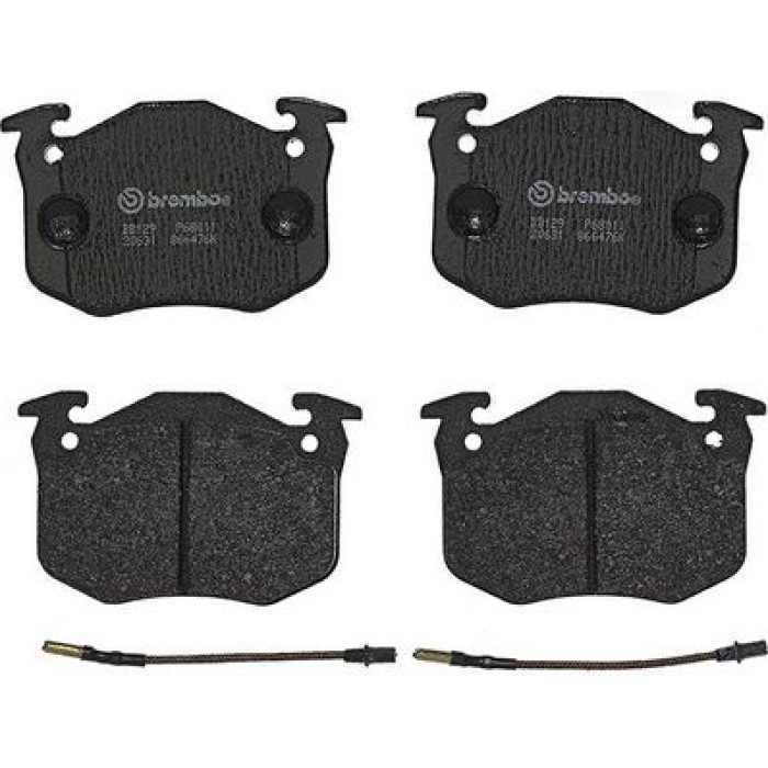 Brembo P 68 011 Bremsbelagsatz, Scheibenbremse PRIME LINE