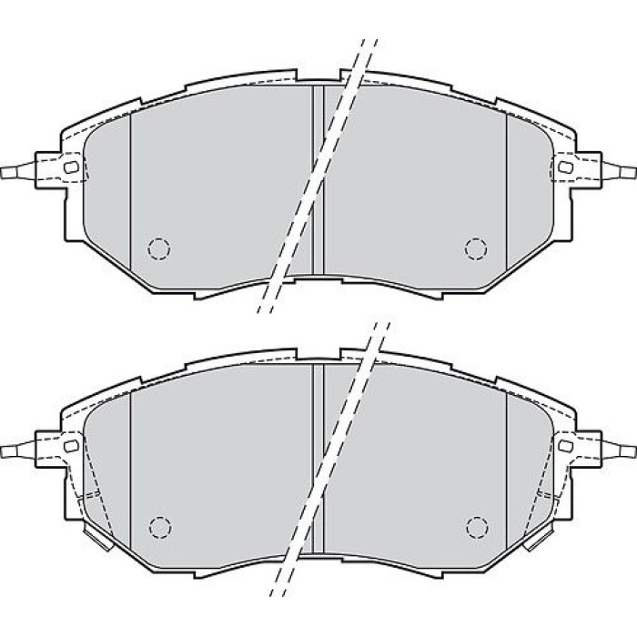 Valeo 601580 Bremsbelagsatz, Scheibenbremse