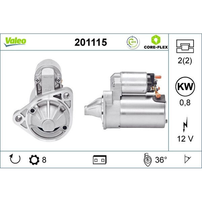 Valeo 201115 Starter CORE-FLEX Valeo 201115 Starter CORE-FLEX