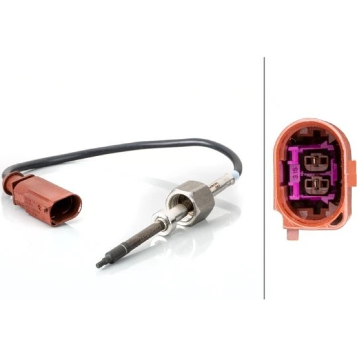 Hella 6PT 014 495-051 Sensor, Abgastemperatur