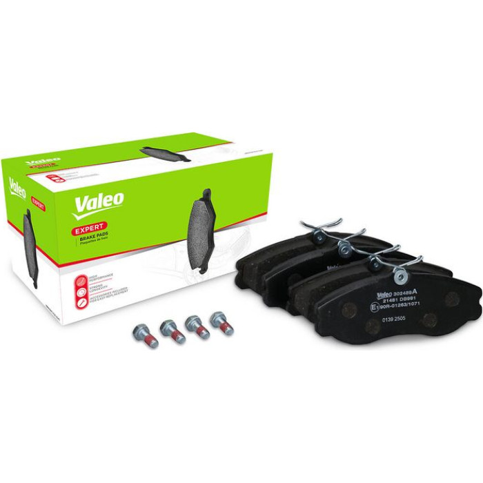 Valeo 302489A Bremsbelagsatz, Scheibenbremse EXPERT Valeo 302489A Bremsbelagsatz, Scheibenbremse EXPERT