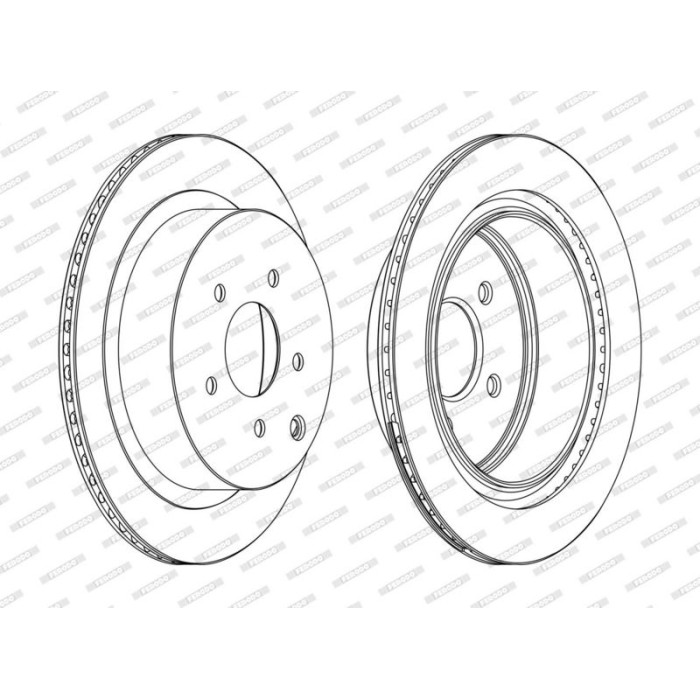 Ferodo DDF1506C Bremsscheibe PREMIER Ferodo DDF1506C Bremsscheibe PREMIER