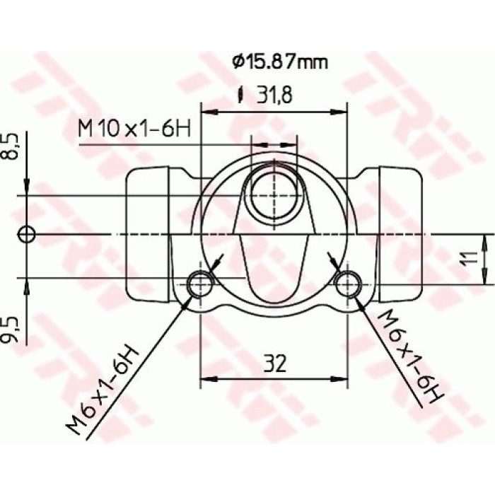 TRW BWB139 Radbremszylinder TRW BWB139 Radbremszylinder