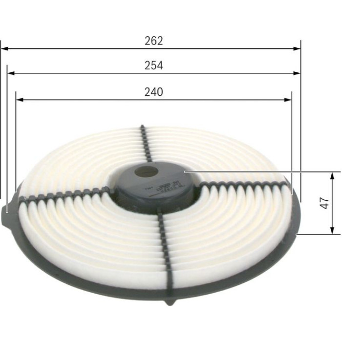 BOSCH 1 987 429 122 Luftfilter BOSCH 1 987 429 122 Luftfilter