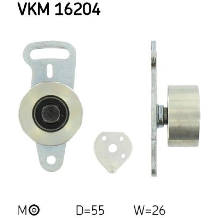 SKF VKM 16204 Spannrolle, Zahnriemen SKF VKM 16204 Spannrolle, Zahnriemen