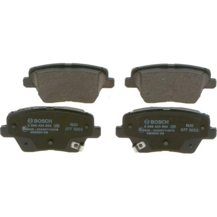 BOSCH 0 986 424 864 Bremsbelagsatz, Scheibenbremse BOSCH 0 986 424 864 Bremsbelagsatz, Scheibenbremse