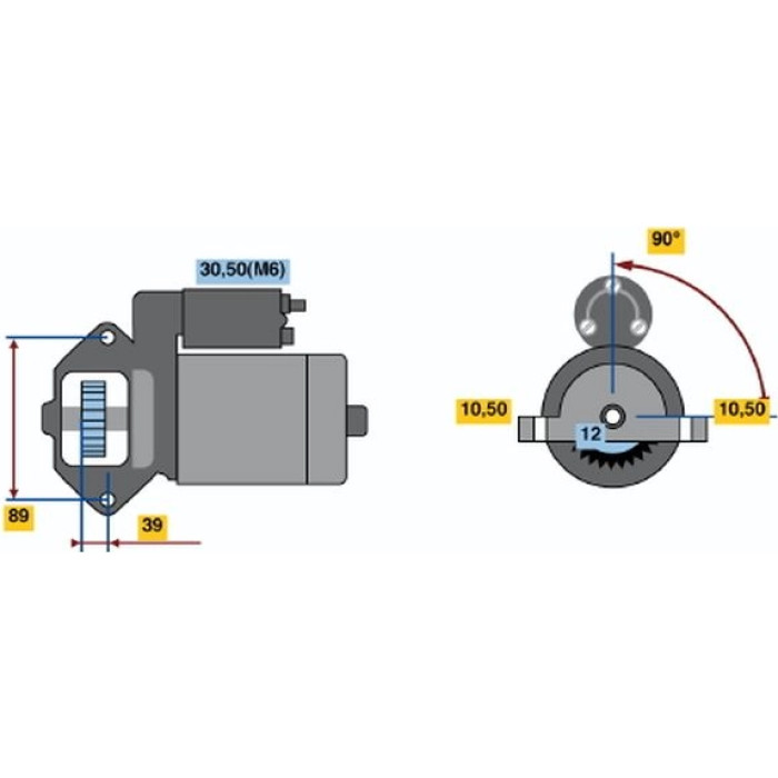 BOSCH 0 001 109 328 Starter BOSCH 0 001 109 328 Starter